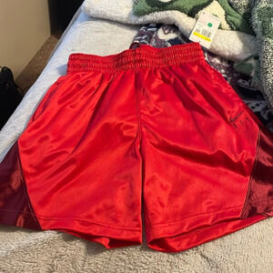 NWT Nike Dri-FIT Fly Women's Red Basketball Shorts Size Small Loose Fit Athletic